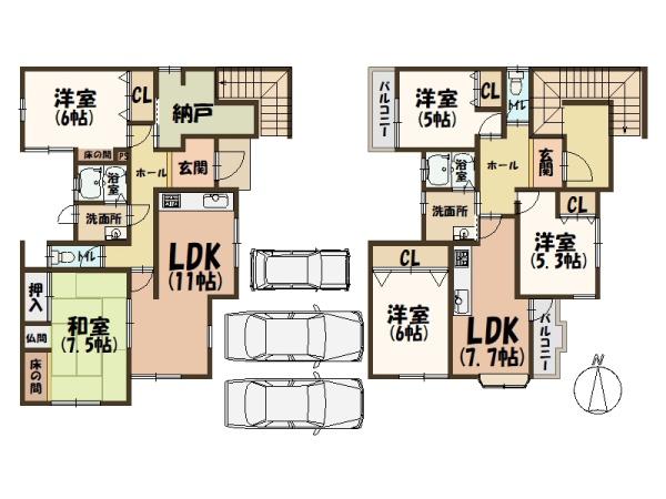 葛城市長尾の中古一戸建て