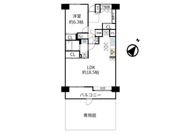 シーアイマンション狭山　1階