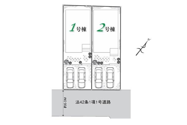 狭山市狭山台9期　新築全2棟　1号棟