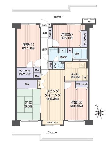 ハイラーク入間　６階