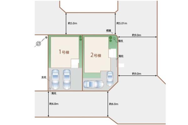 入間久保稲荷8期　新築全2棟　2号棟