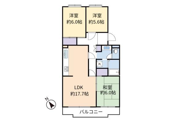 入間リバーサイド　31号棟　4階