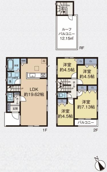 入間市扇町屋　全３棟　Ｃ号棟