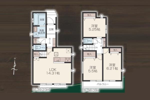 所沢榎町2期　新築戸建