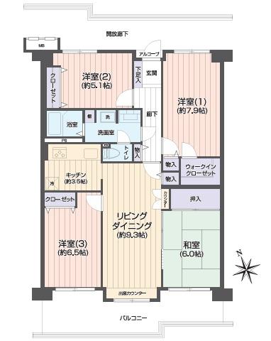 ハイラーク入間　６階