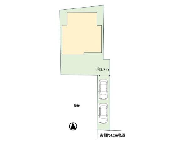 狭山市上奥富　敷地約45坪　中古戸建