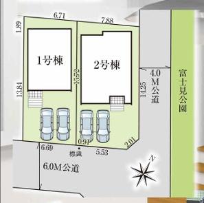 入間市久保稲荷６期　新築全２棟　２号棟