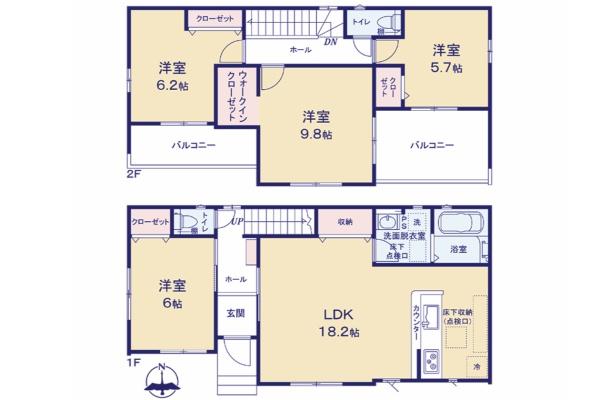 KIS狭山市柏原7期　新築戸建