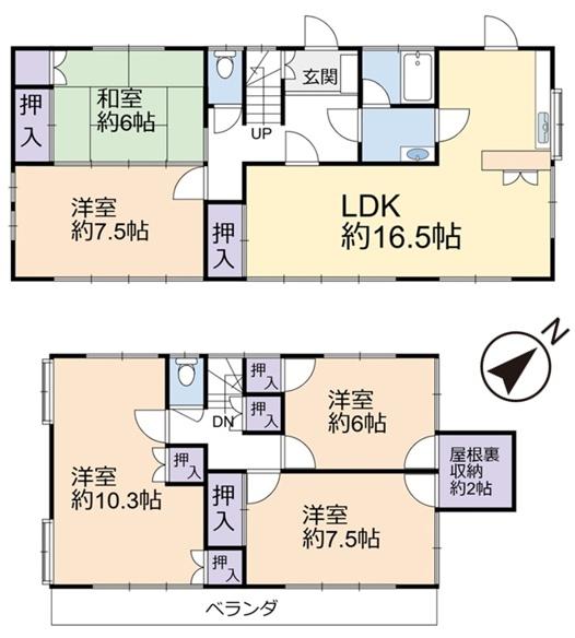 日高市高麗本郷　敷地約79坪　中古戸建
