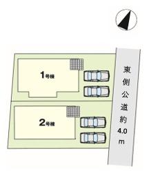 狭山市北入曽１期　新築全２棟　１号棟