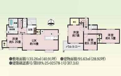 狭山市笹井一丁目　新築全３棟　１－Ａ号棟