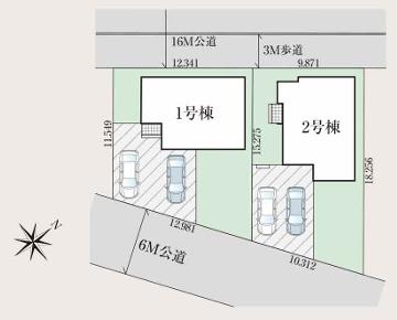 入間市扇台８期　新築全２棟　１号棟