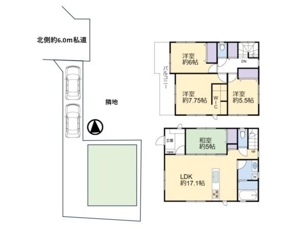 入間市扇町屋5丁目　敷地約42坪　中古戸建