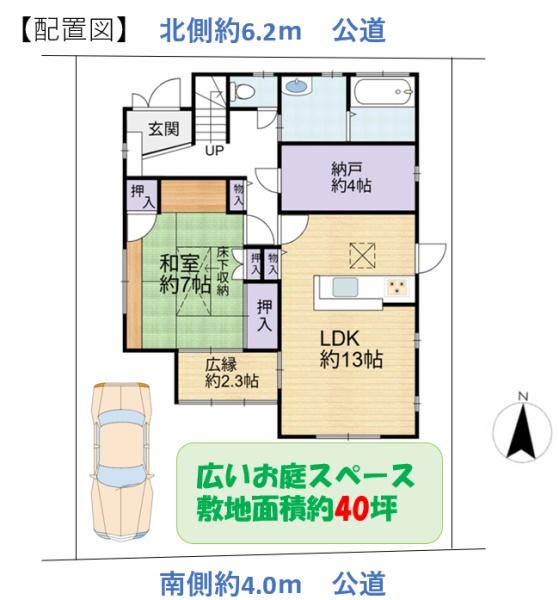狭山市広瀬東2丁目　敷地約40坪　中古戸建
