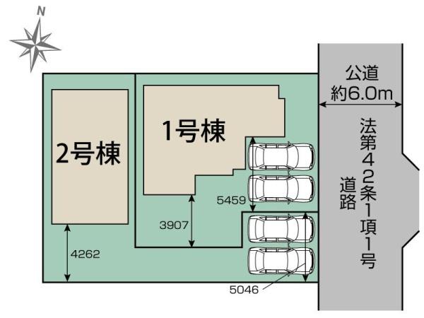 坂戸市泉町２丁目　新築全２棟　１号棟