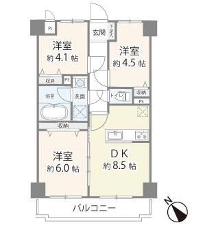 ライオンズマンション坂戸　５階