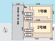鶴ヶ島脚折町二十六　新築全２棟　１号棟