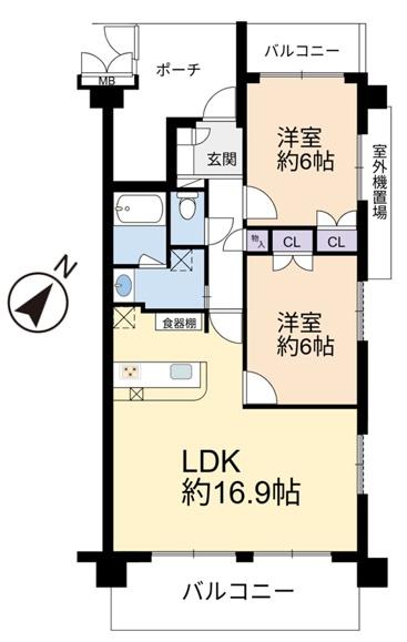 サンクレイドル狭山入間川　5階角部屋