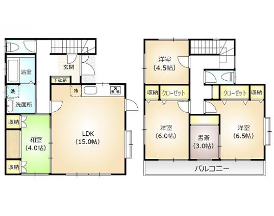 狭山市入間川４丁目　敷地約３８坪　中古戸建