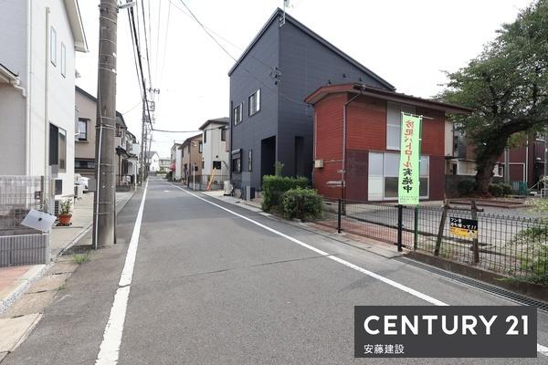 入間市東藤沢5丁目 新築全4棟 1号棟(前面道路含む現地写真)