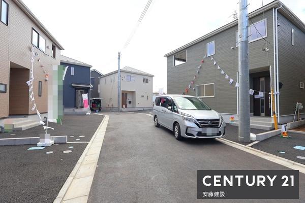入間市小谷田第29 新築全8棟 5号棟(前面道路含む現地写真)