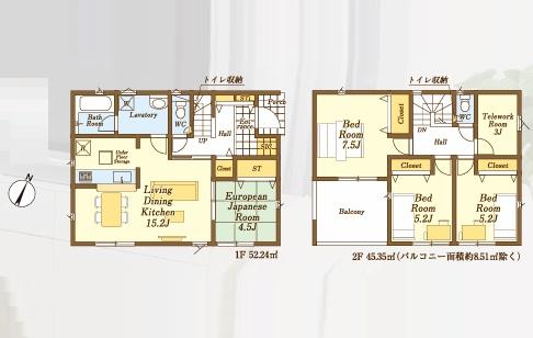 入間市新久第６　新築全３棟　１号棟