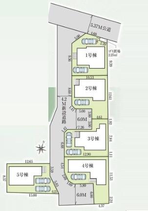 狭山市水野３４期　新築全５棟　２号棟