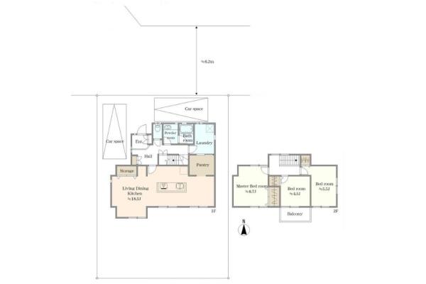 狭山市柏原　敷地約55坪　中古戸建