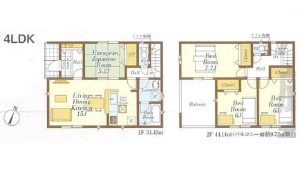 入間市宮寺第２８　新築全３棟　２号棟