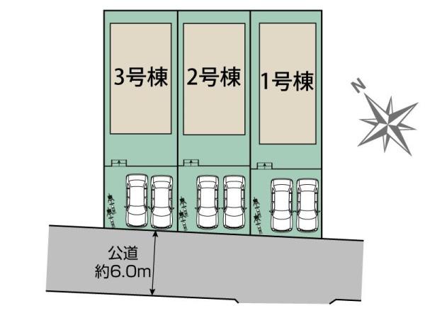 入間市久保稲荷１丁目　新築全３棟　２号棟