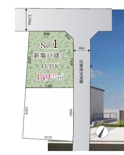 日高原宿　新築全２棟　１号棟