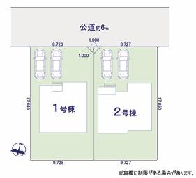 坂戸市片柳５期　新築全２棟　１号棟