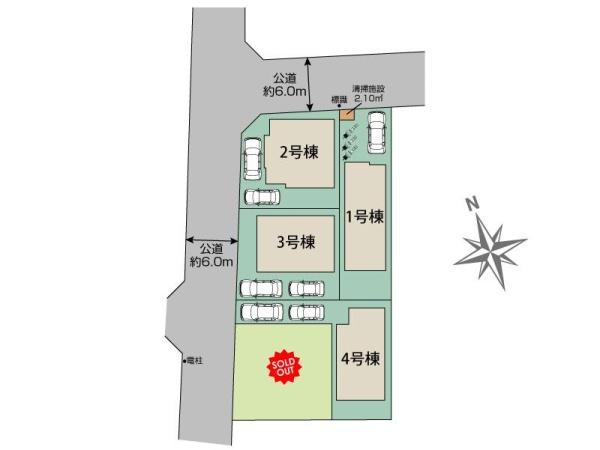 所沢市東狭山ヶ丘１丁目　新築全５棟　２号棟