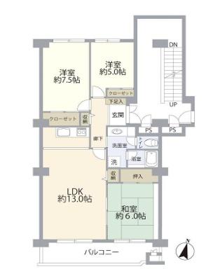 入間ビレッジ１１号棟　９階