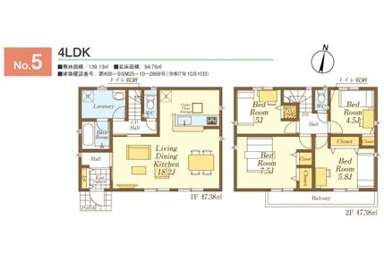 飯能市双柳第３７　新築全１４棟　５号棟