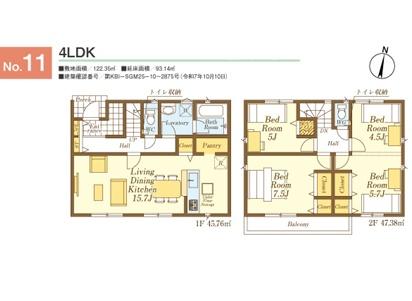 飯能市双柳第３７　新築全１４棟　１１号棟