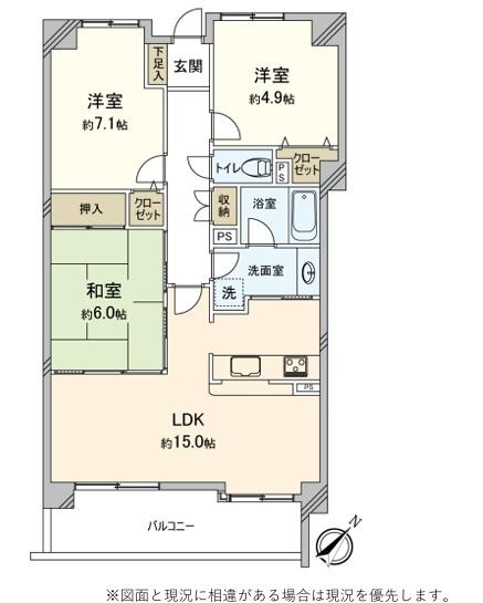 プランヴェール入間武蔵野２番館　８階