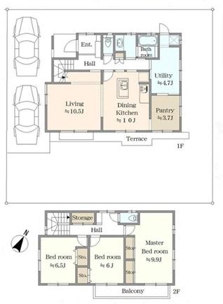 飯能市永田台1丁目 敷地約63坪 中古戸建