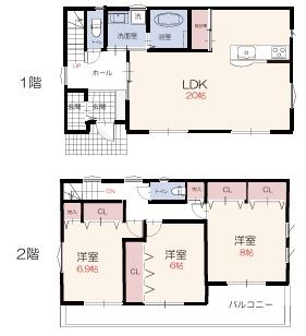 狭山市北入曽１２期　新築戸建