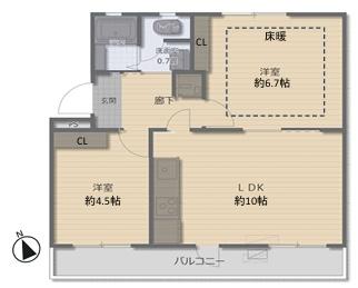 狭山台団地２街区１４号棟　１階