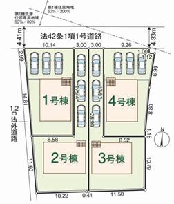 飯能市双柳第４０　新築全４棟　３号棟