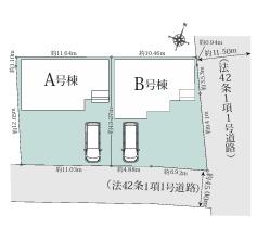 狭山市柏原1704番　新築全２棟　Ａ号棟