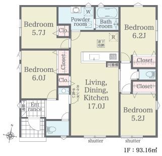 所沢下富第１期　新築平屋建て