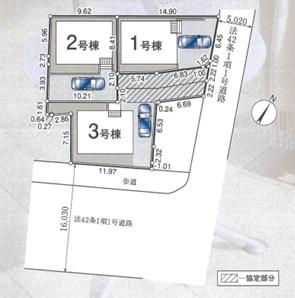 狭山市中央第８　新築全３棟　１号棟