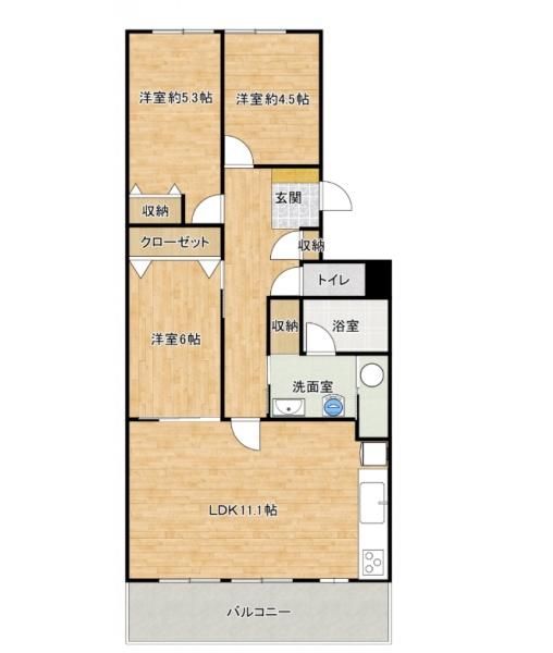 恒陽狭山マンション　１階