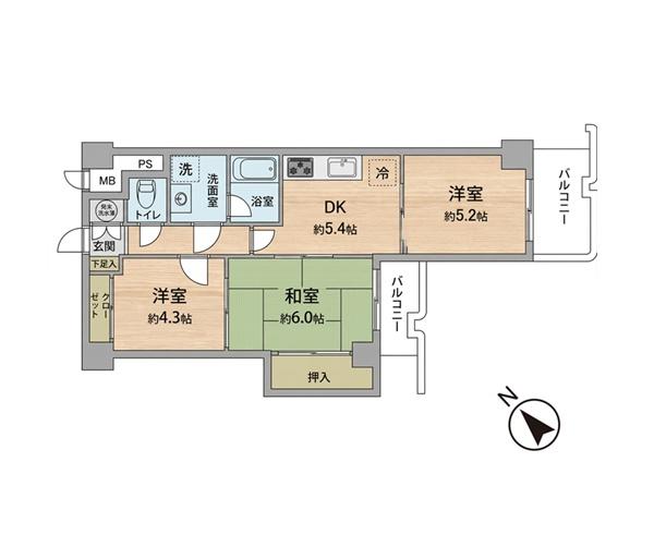 ワコー第一新狭山マンション　10階