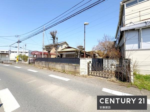 狭山市中新田　敷地約100坪　建築条件なし売地