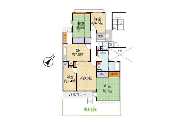 ラ・パレット入間扇町屋団地　9号棟　1階