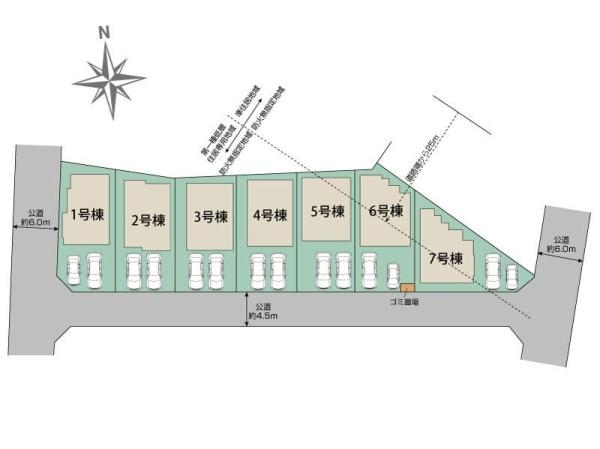 所沢市東狭山ヶ丘３丁目　新築全７棟　１号棟