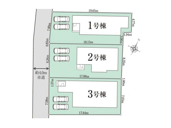 鶴ヶ島市中新田第1期　新築全3棟　3号棟